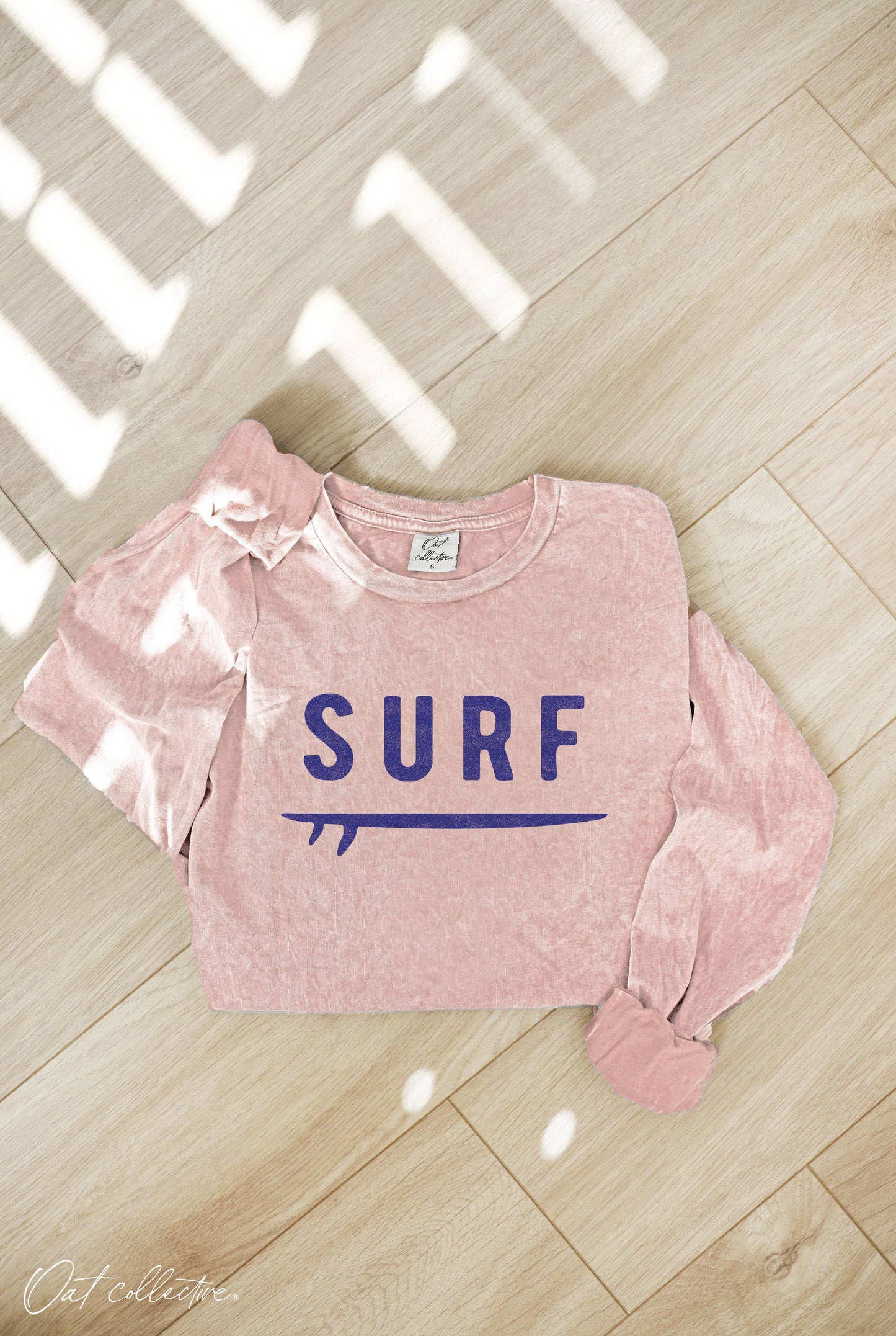SURF Mineral Washed Long Sleeve Graphic