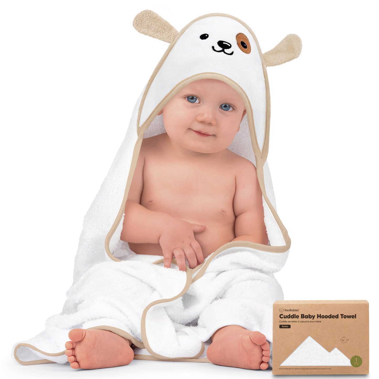 KeaBabies - KeaBabies Cuddle Baby Hooded Towel