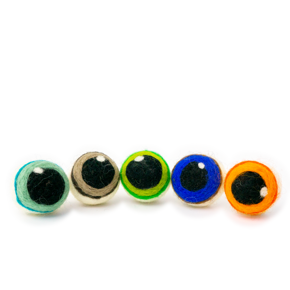 Spooky Eyeball Eco Toys/Fresheners Set of 5