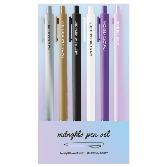 Sammy Gorin LLC - MDNGHTS 6-Pen Set