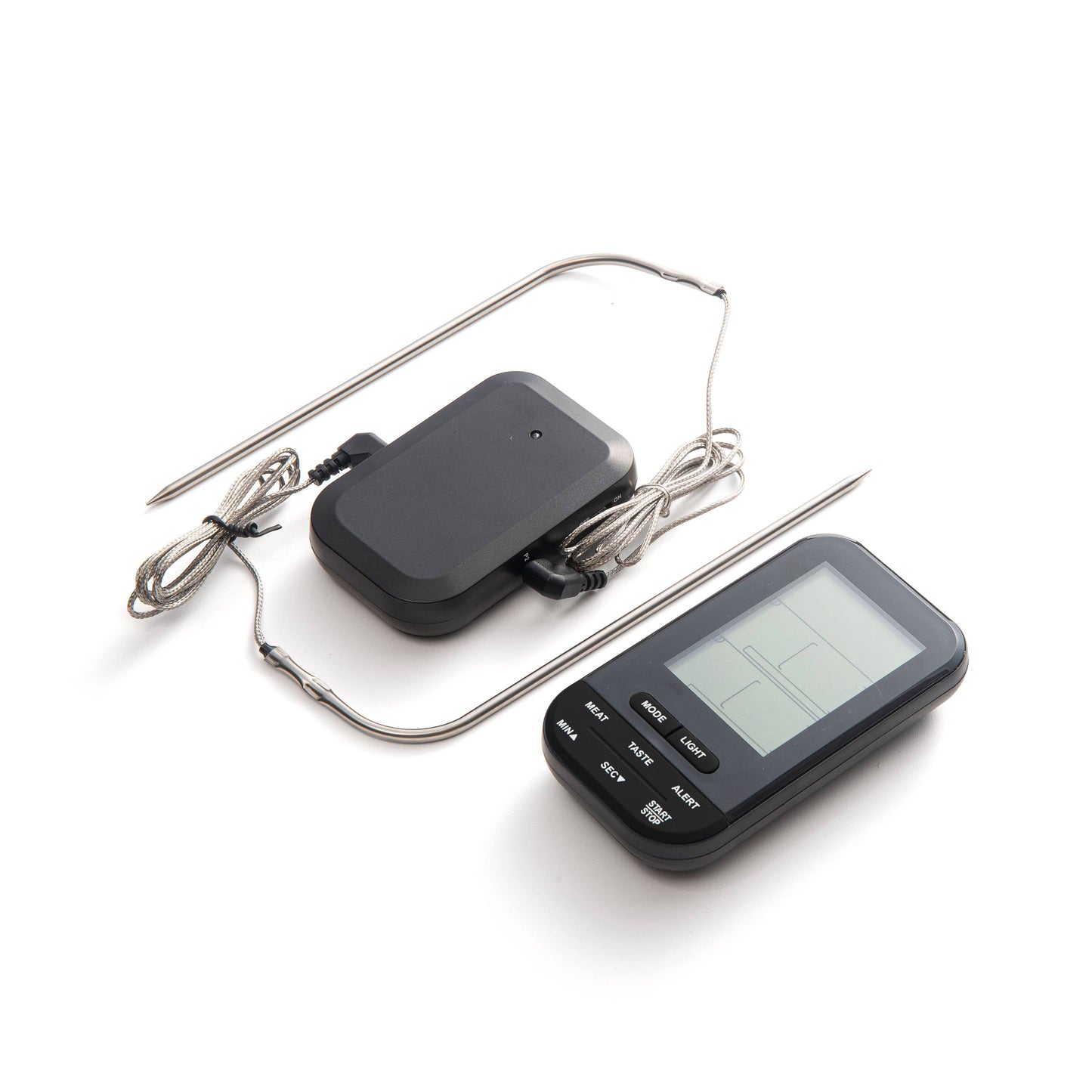 Outset Digital Wireless Dual Probe BBQ Thermometer, 4.25"