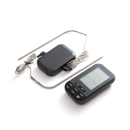 Outset Digital Wireless Dual Probe BBQ Thermometer, 4.25"