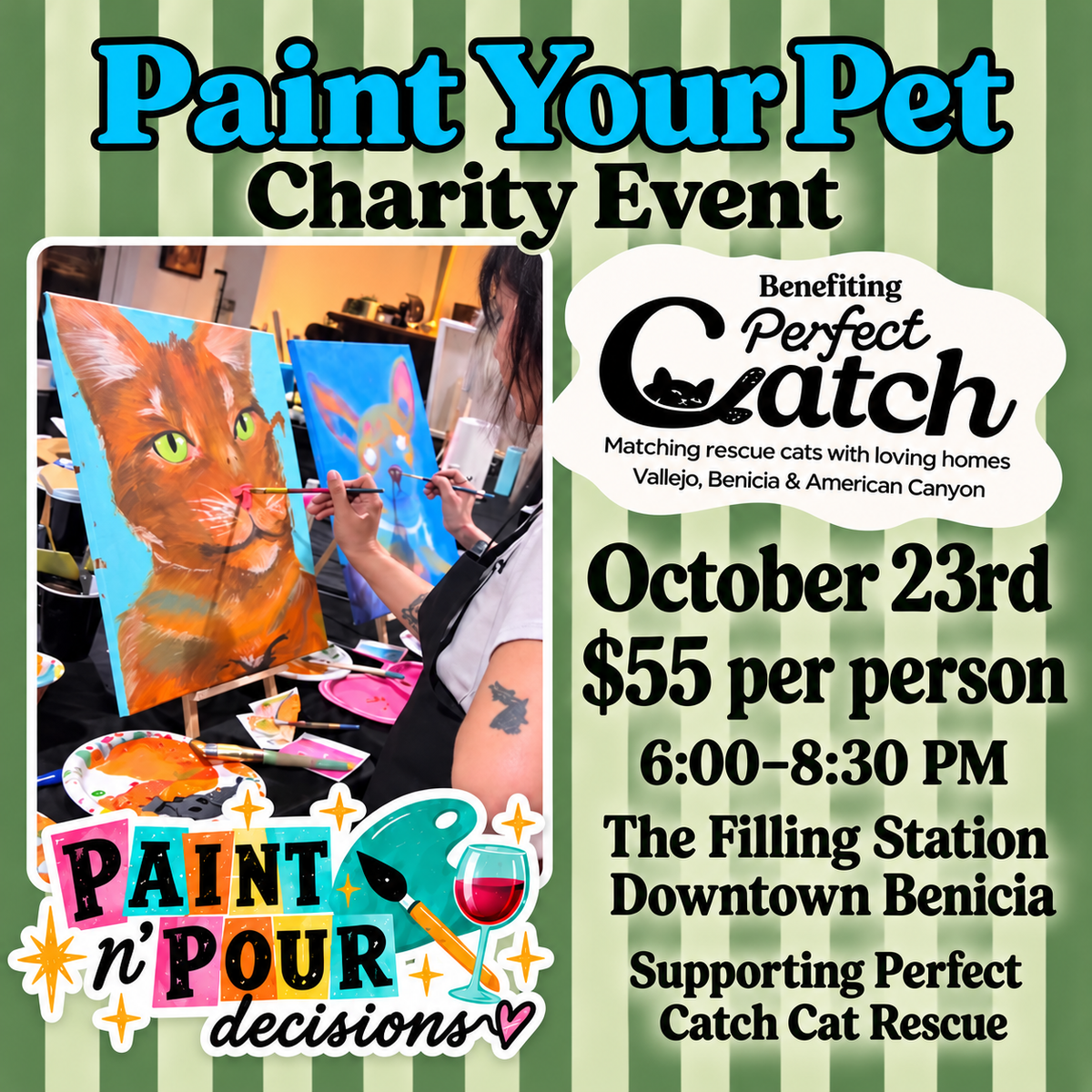 Paint Your Pet Paint Night Charity Event