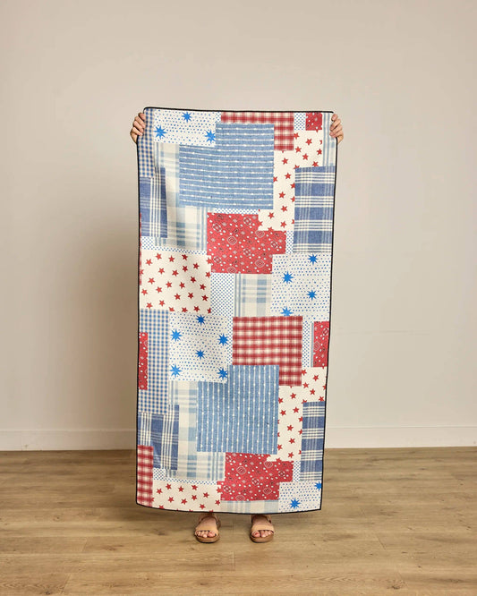Stars and Stitches Beach Towel