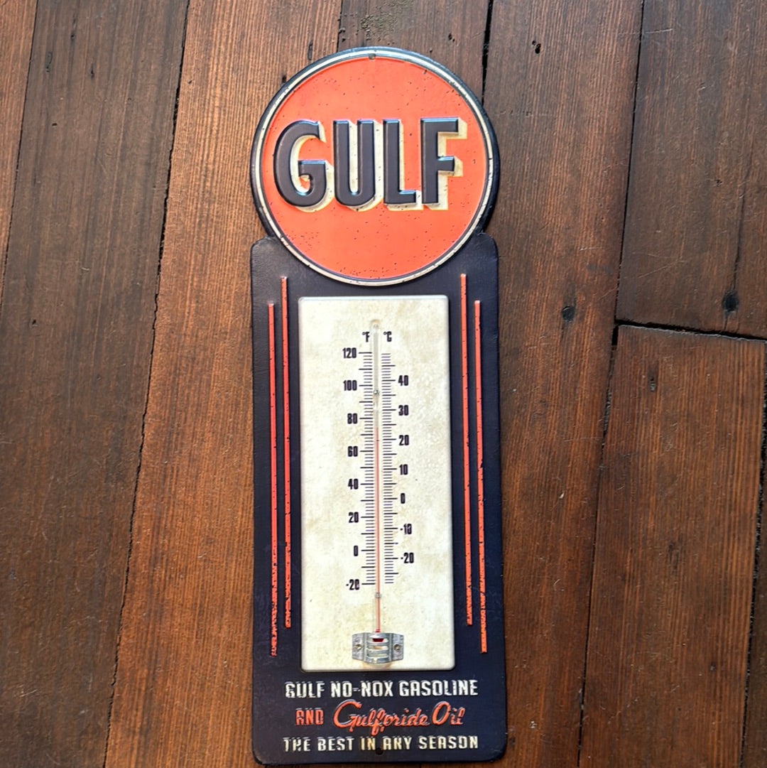 Gulf Oil Thermometer