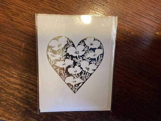 Heart of Gold Notecard