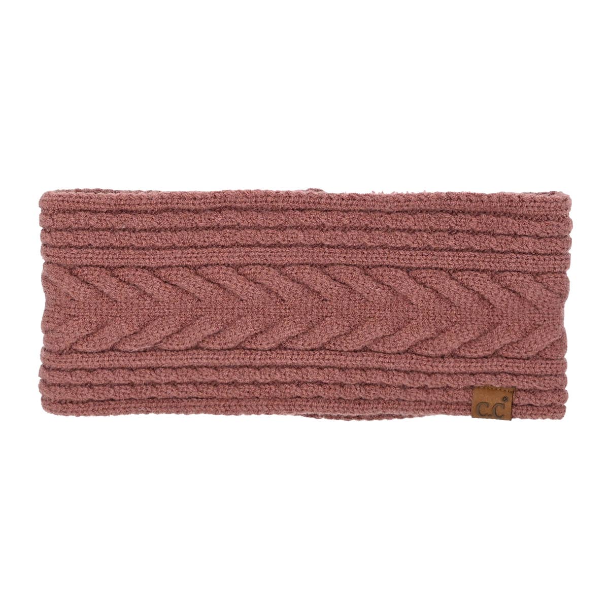 Hana - C.C Cable Knit Lining Headwrap Winter Headband