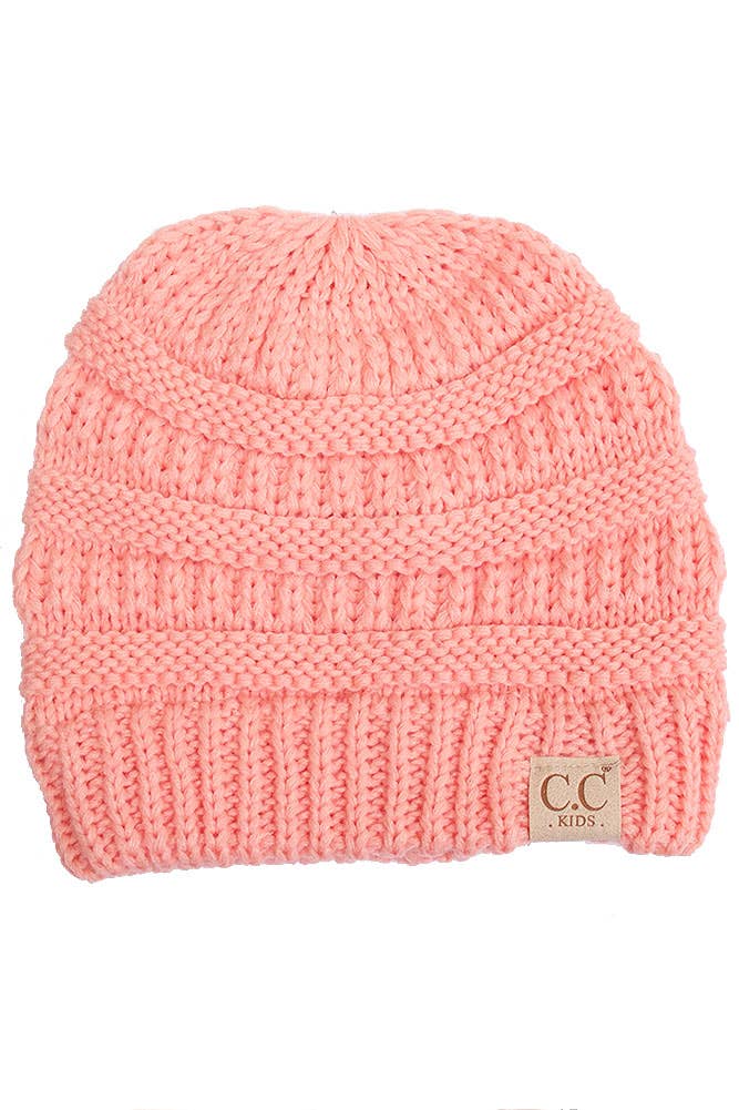 Hana - C.C Kids Solid Classic Knit Beanie