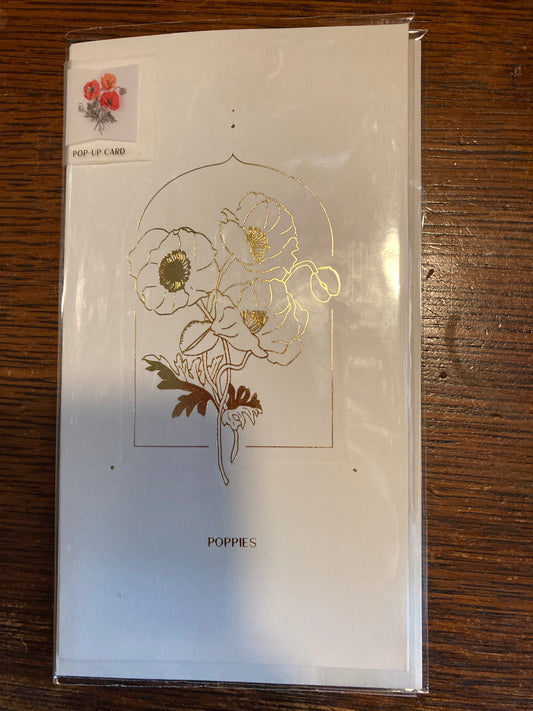 Poppies-Hiromi Takeda Pop-Up Card