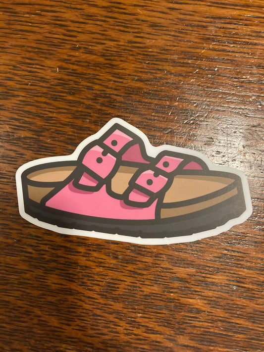 Pink Sandal Sticker