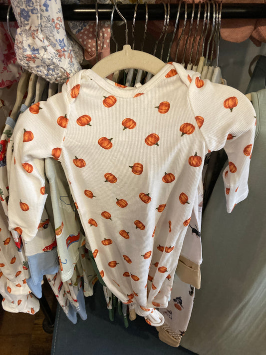 Little Pumpkins- Knotted Gown