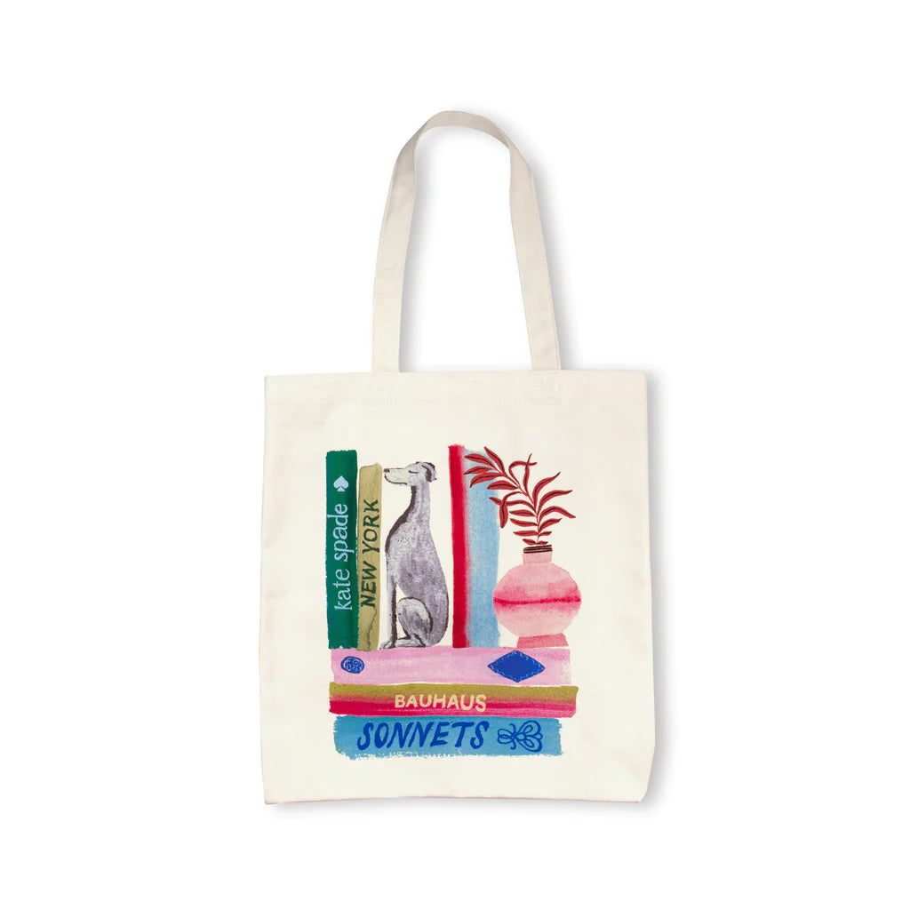 Kate Spade Canvas Tote | Bookshelf