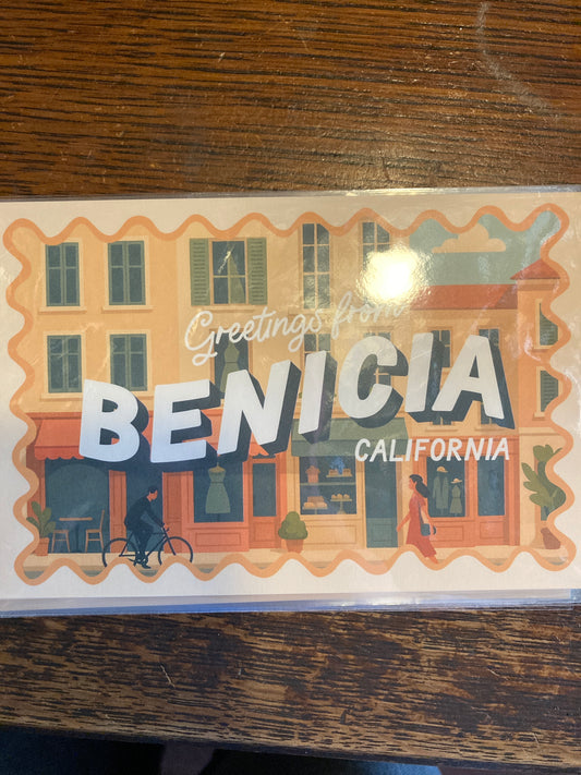 Benicia Main Street Scenery Postacard
