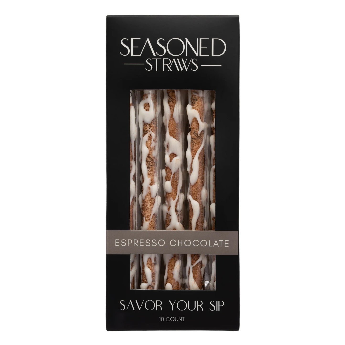 Seasoned Straws | Espresso Chocolate