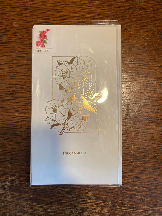 Bougainvillea - Hiromi Takeda Pop-Up Card