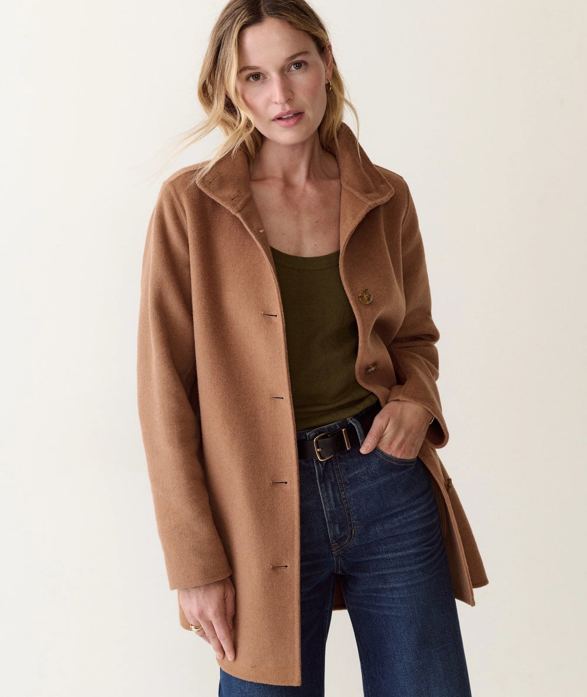 Stephanie Wool Peacoat