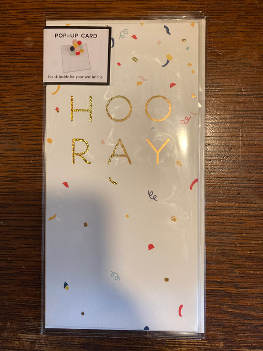 Hooray Pop-Up Card
