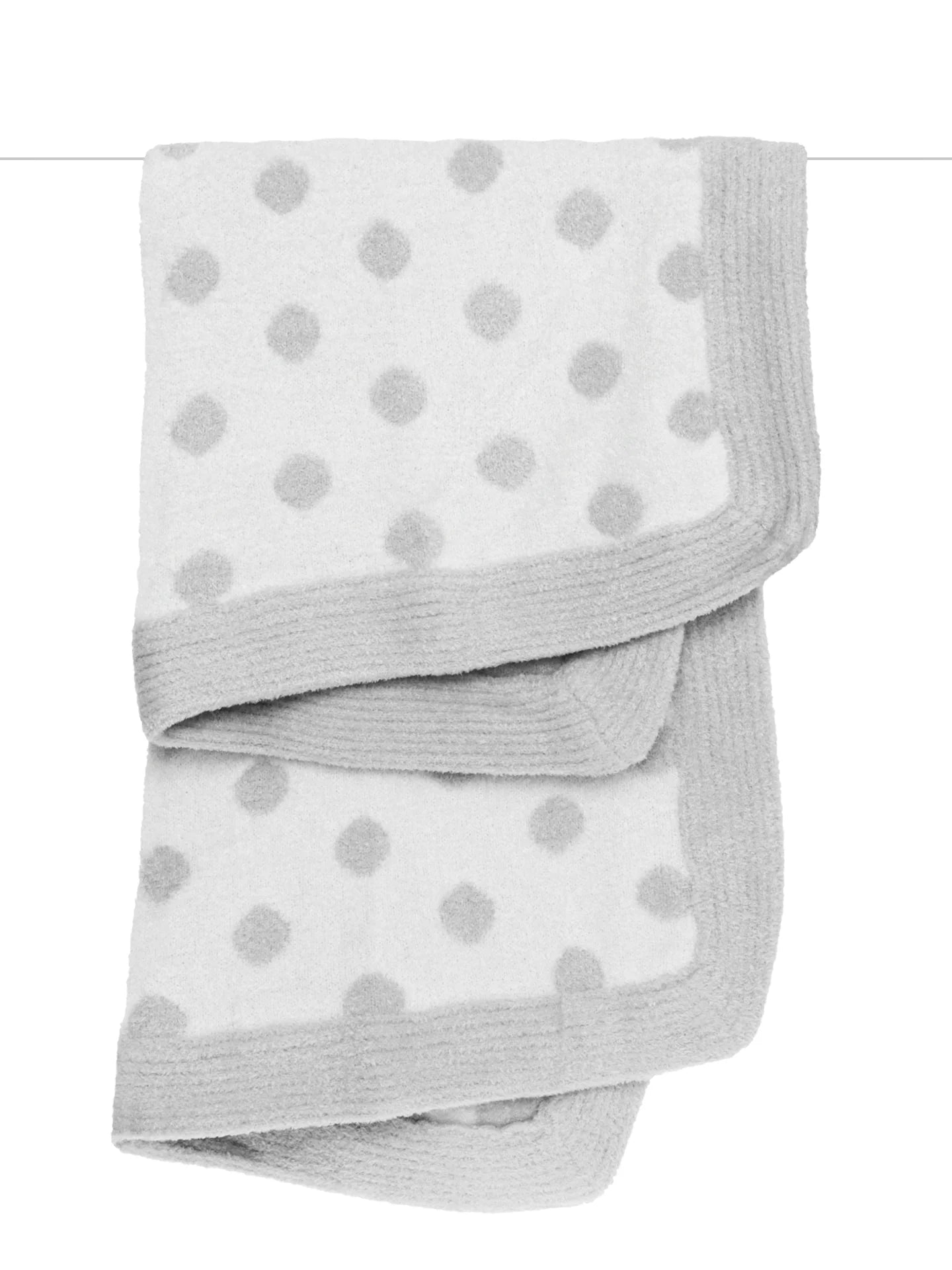 Dolce Dot Baby Blanket | Silver