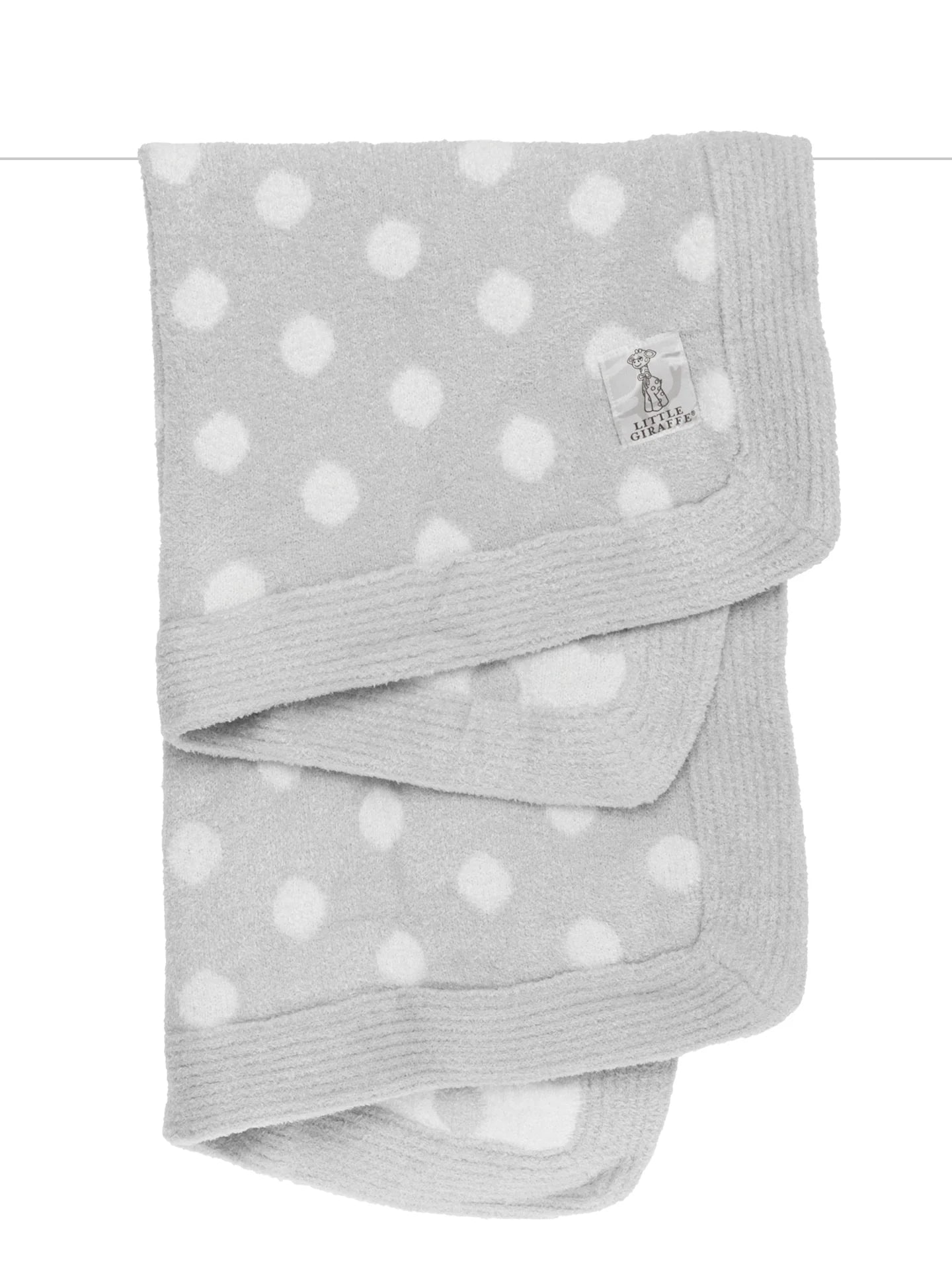 Dolce Dot Baby Blanket | Silver