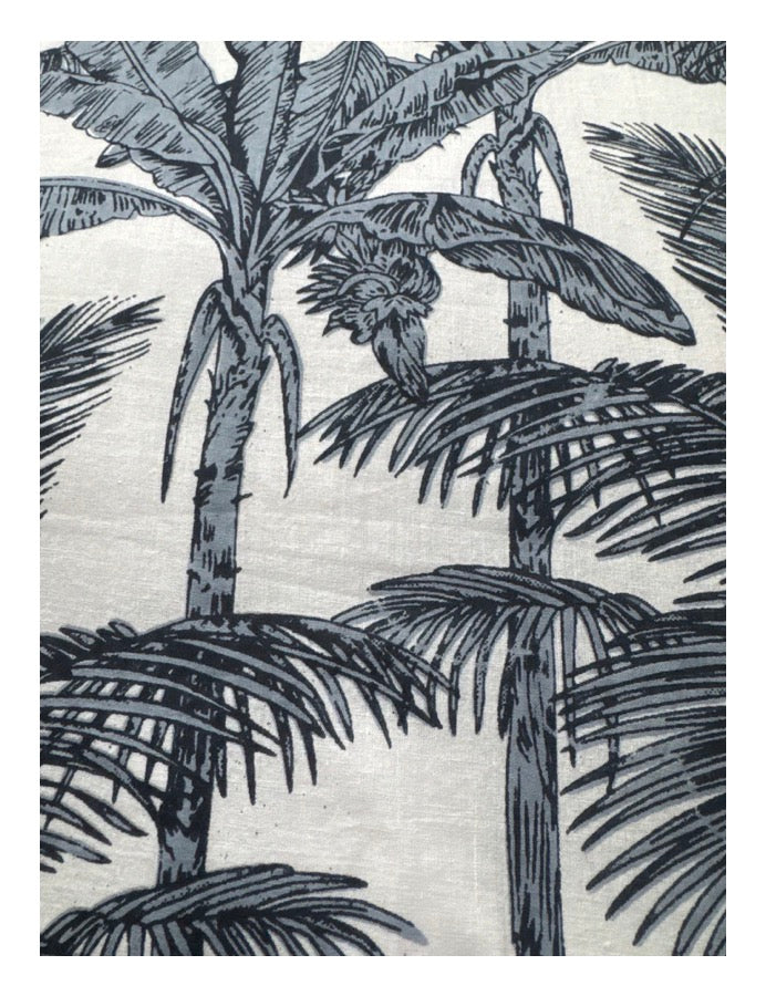 SOS | Palm Tree Grey | Short Sleeve Pjs with Shorts
