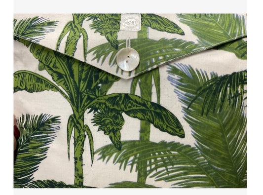 SOS | Palm Tree Green | Short Sleeve Pjs with Shorts