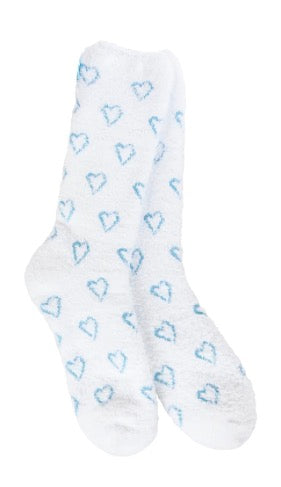 World’s Softest | Blue Heart | Socks