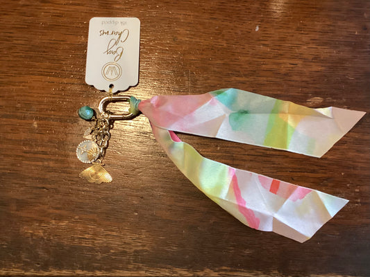 Flamingo Abstract Bag Charm