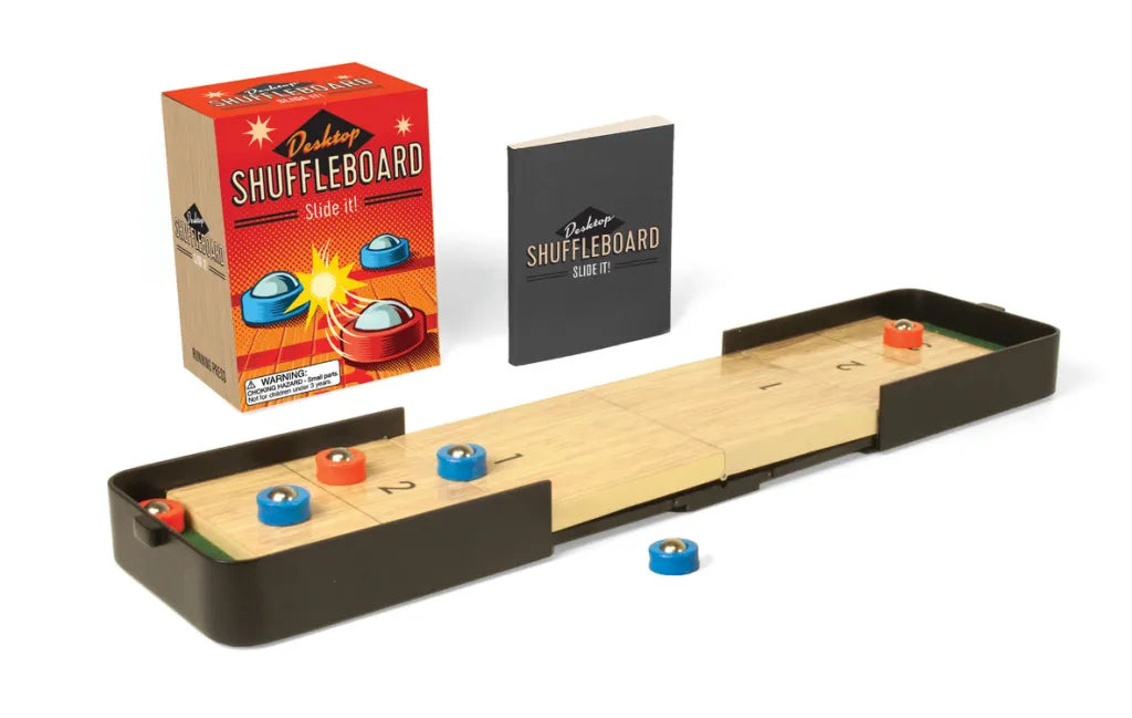 Desk top shuffleboard