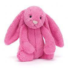 Bashful Hot Pink Bunny | Mediu