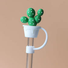 Straw topper-Cactus