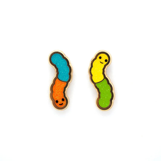 Gummy Worm Earrings