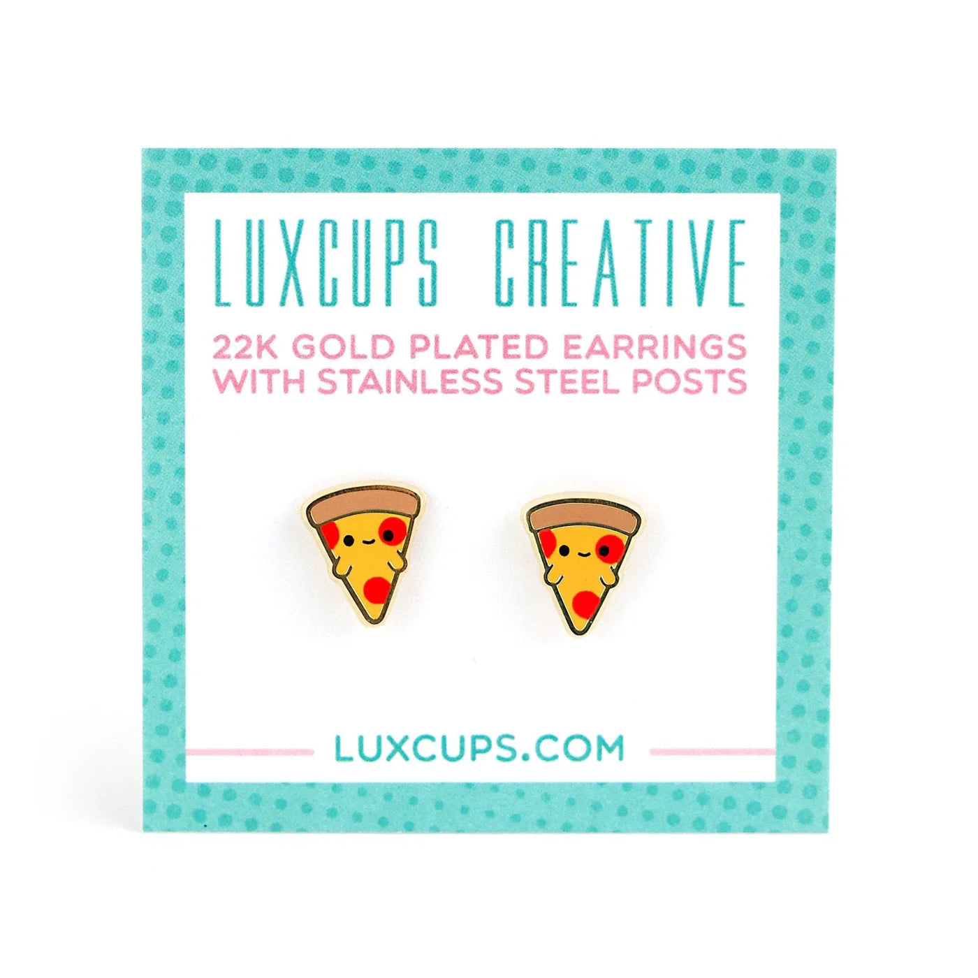 Pizza Earrings