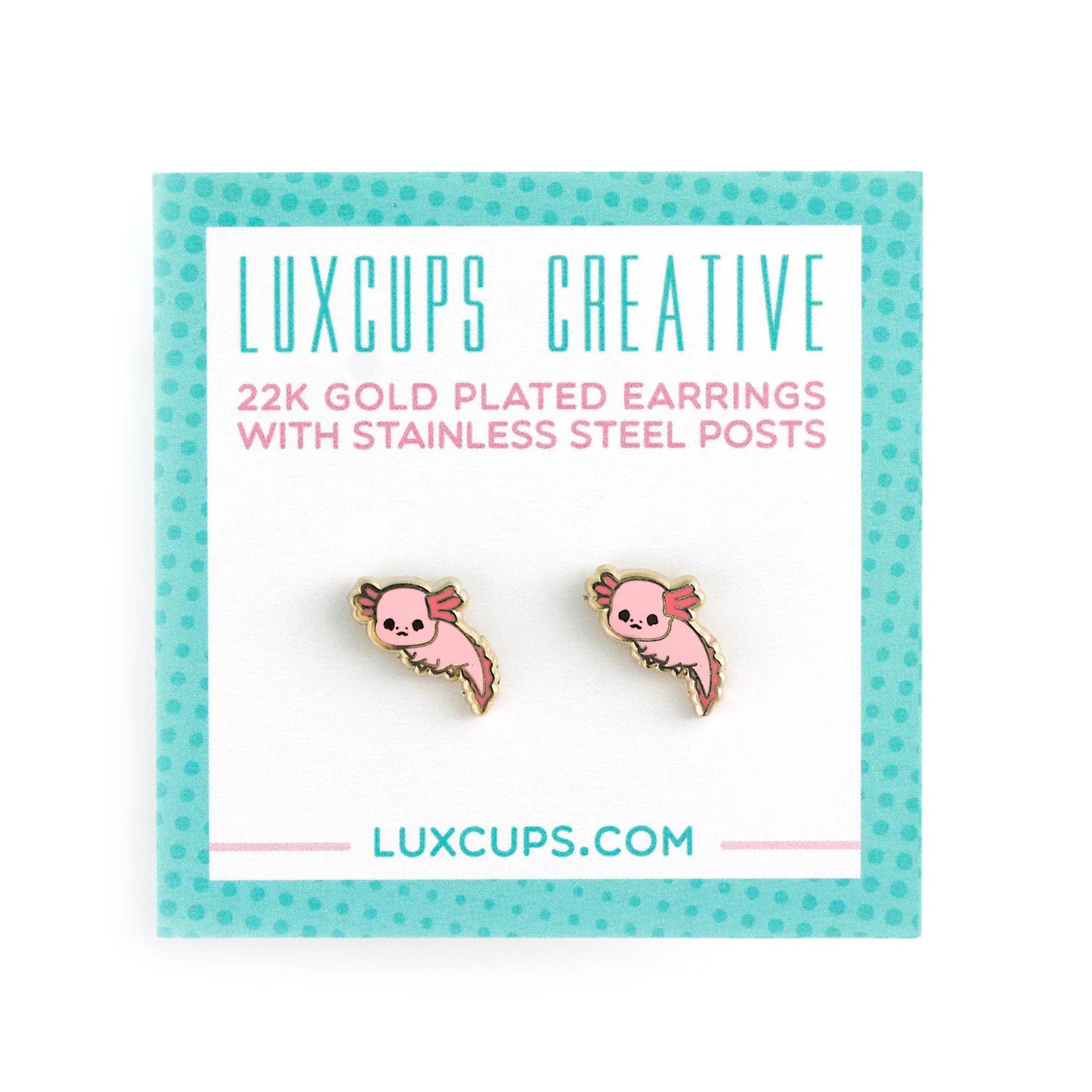 Axolotl Earrings