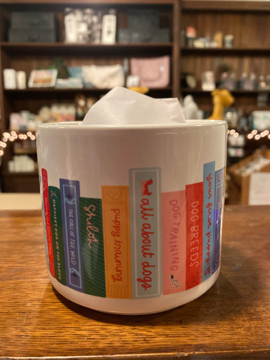 Pippi Post - Dog Books Ceramic Mug - Lilac
