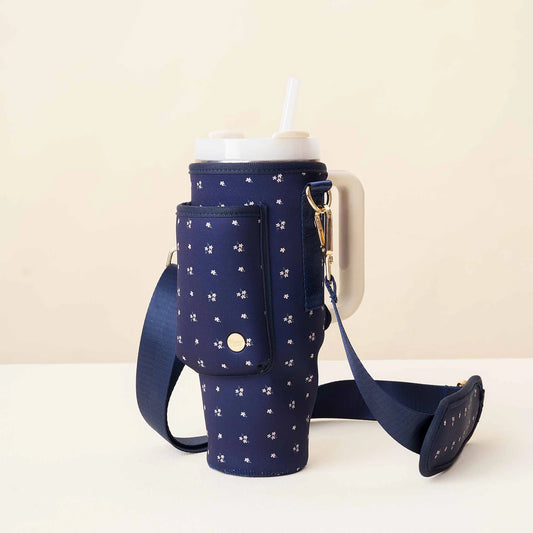 Tumbler Sling | Pretty Posies Navy