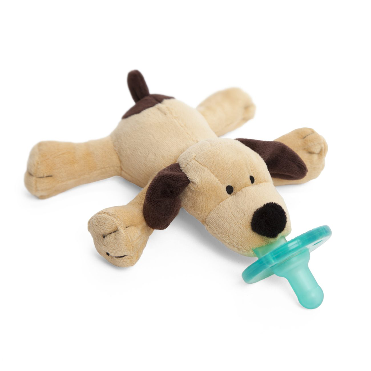 WubbaNub - Brown Dog Pacifier Friend