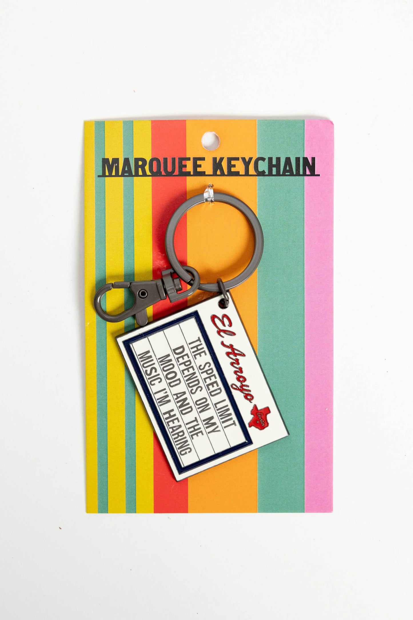 Marquee Keychain - My Mood