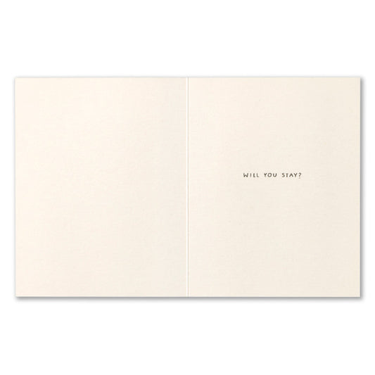 Card | If I don’t say Goodbye