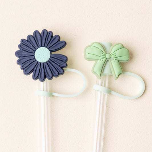 Straw Topper Set - Cool Mint - The Darling Effect