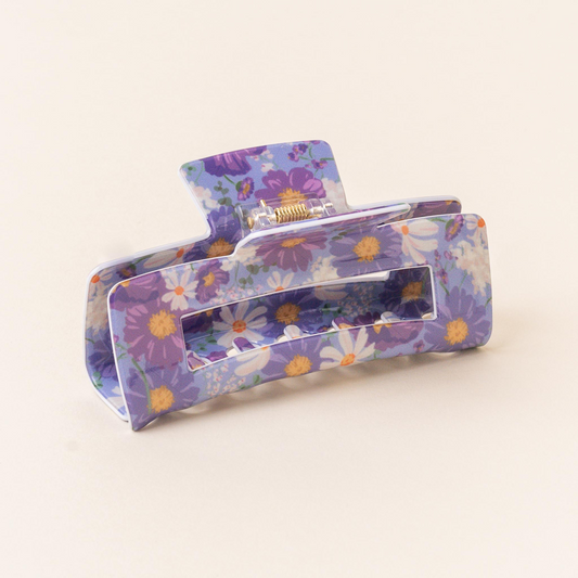 Claw Clip - Bouquet Beauty Purple