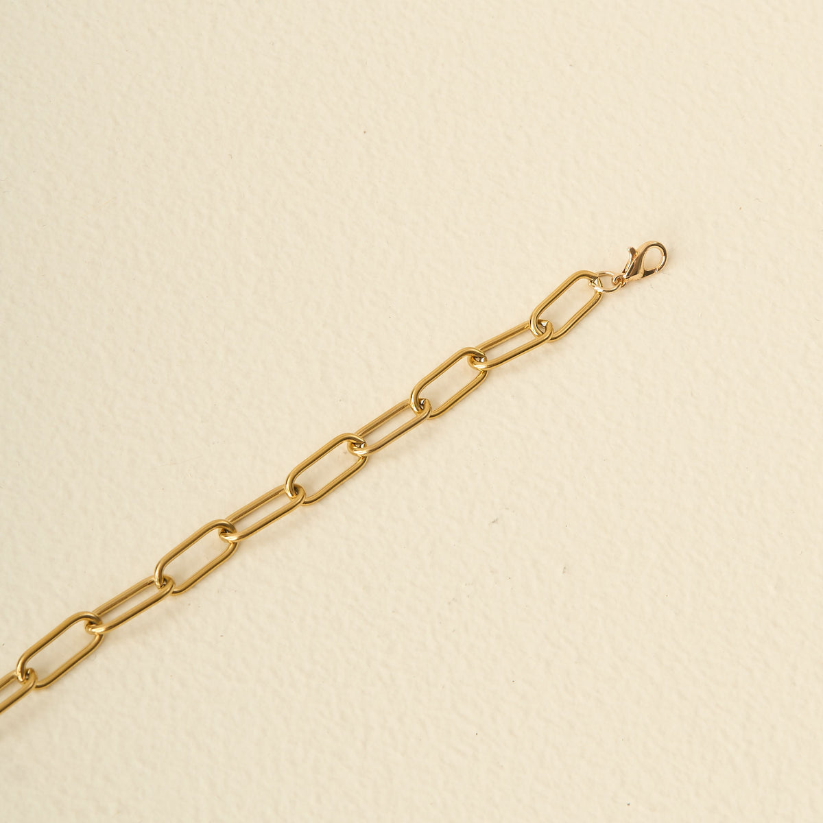 Trucker Hat Chain - Paperclip Chain - Gold