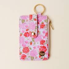 Keychain Wallet - Secret Garden Pink