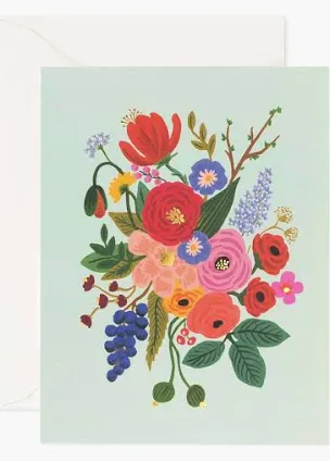 Garden Party Mint Card