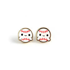 Baseball Earrings