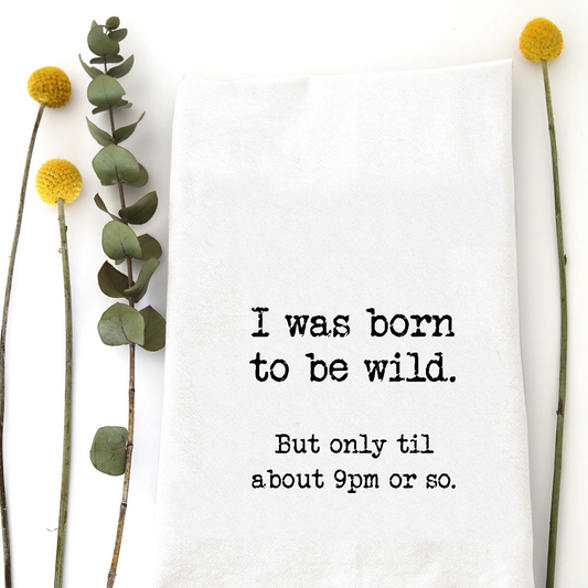 Born to be Wild Tea Towel