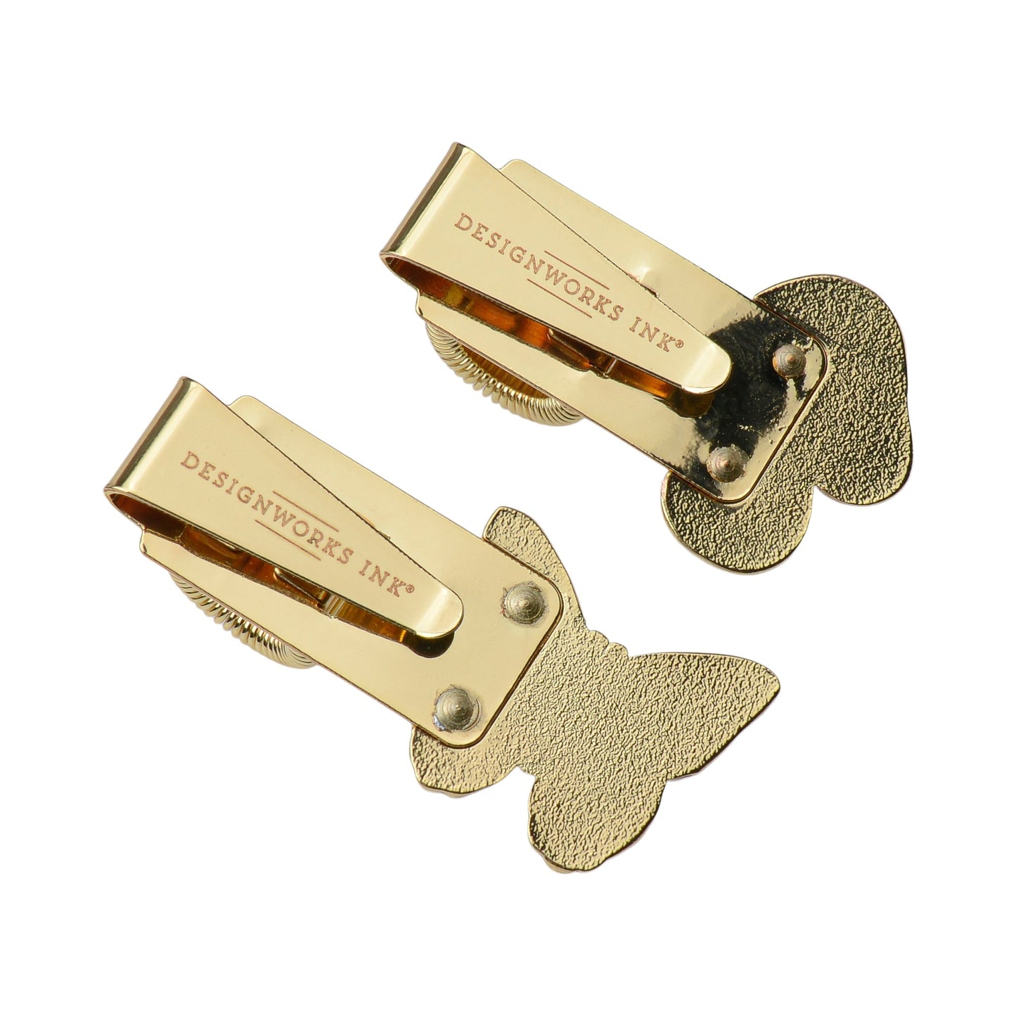 Pen Clips - Butterfly + Mushroom - Set of 2