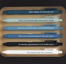 Dad Joke Pen Set