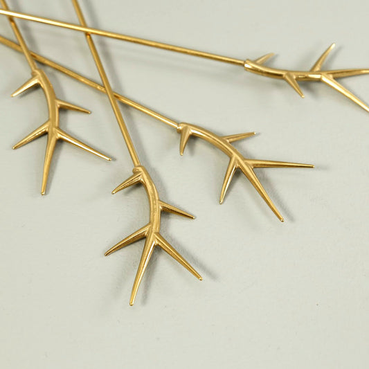The Ozzy Bloody Mary Picks, Gold - Set of 4