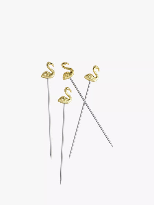 The Lily Flamingo Cocktail Picks - Set of 4