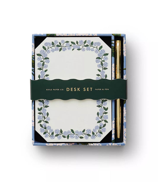 Hydrangea Note Writing Set